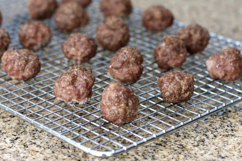 Baked Meatballs for Tex-Mex Meatballs