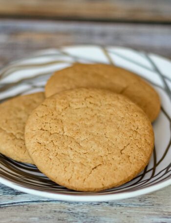 brown sugar cookies with almond meal
