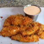 buffalo mayonnaise shown with chicken tenders
