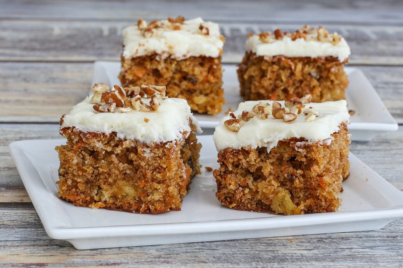carrot cake with applesauce
