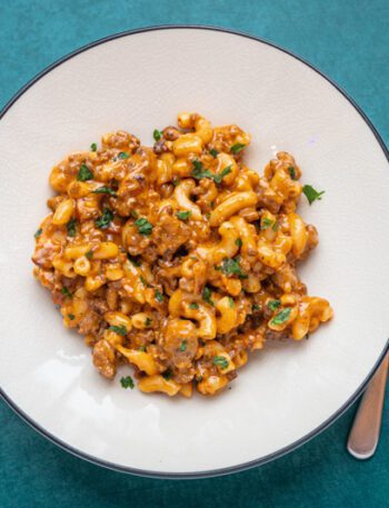 the best cheeseburger macaroni with ground beef and cheese