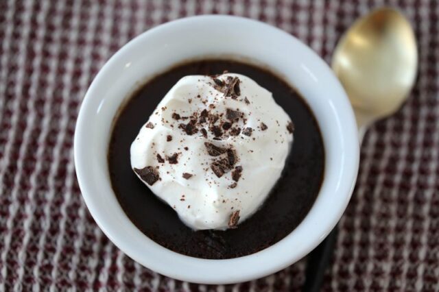 a pot de créme from the Instant Pot