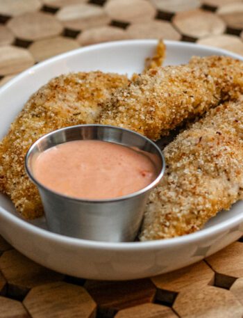 bacon and panko coated chicken tenders
