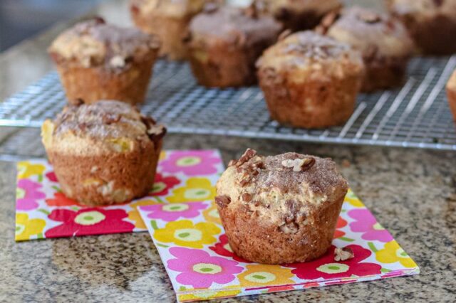 pineapple muffins with more in the background