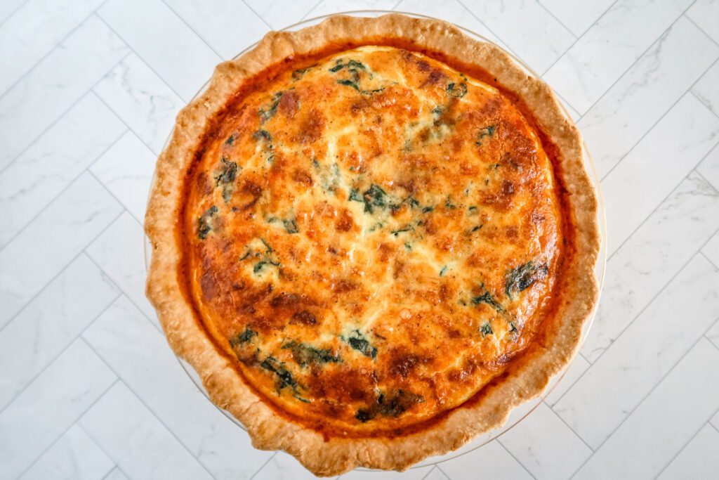 the baked quiche lorraine