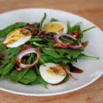 spinach salad with bacon